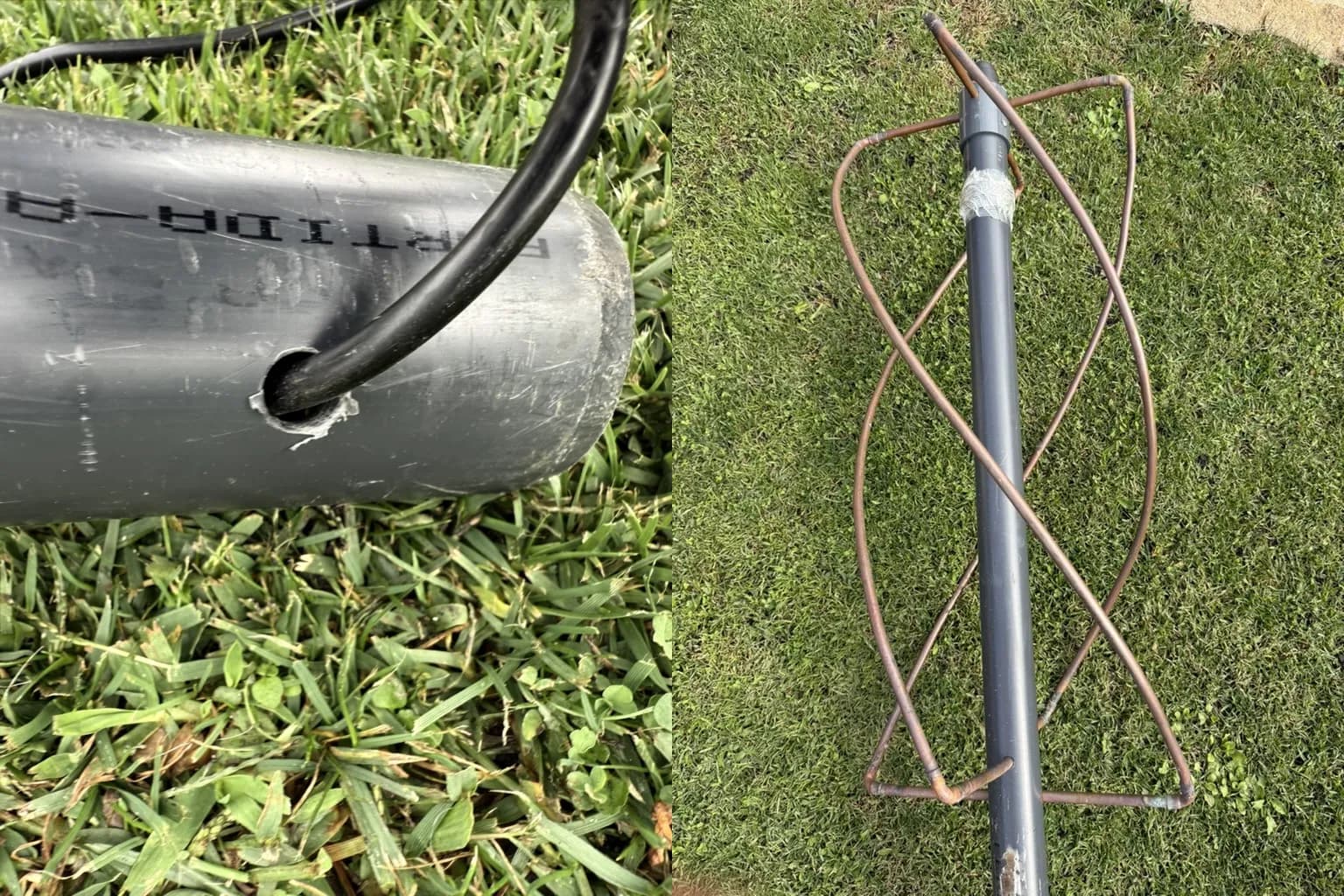 DIY QFH Cable Exit